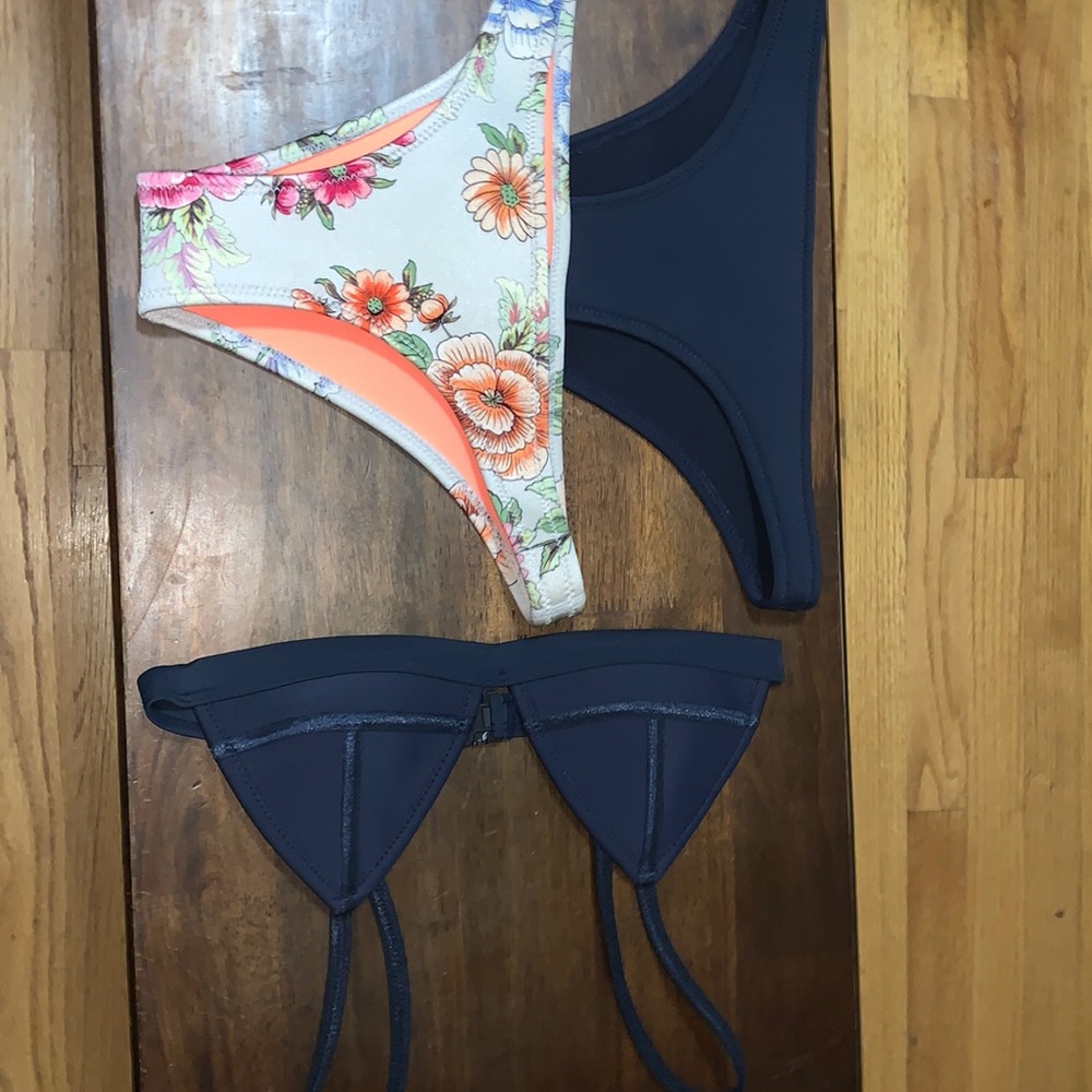 Triangle bikini with extra bottom!